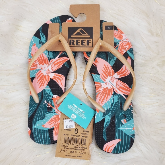 Reef Shoes - Reef Tropical Floral Flip Flops